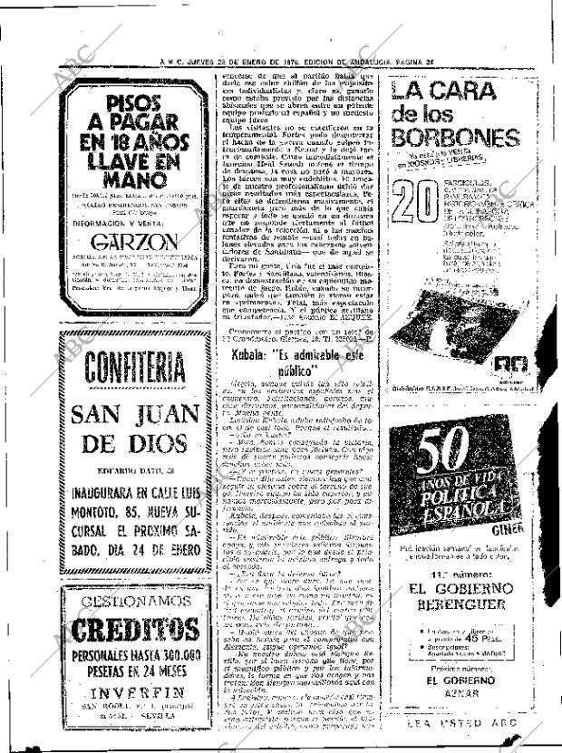 ABC SEVILLA 22-01-1976 página 36