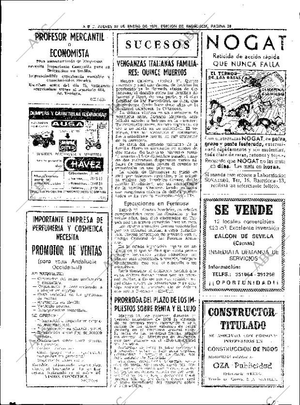 ABC SEVILLA 22-01-1976 página 40
