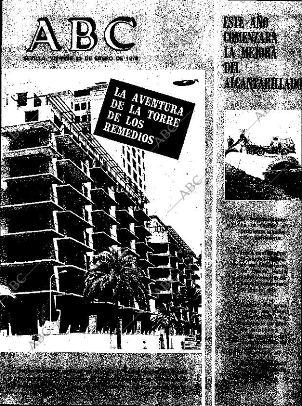 ABC SEVILLA 23-01-1976 página 1