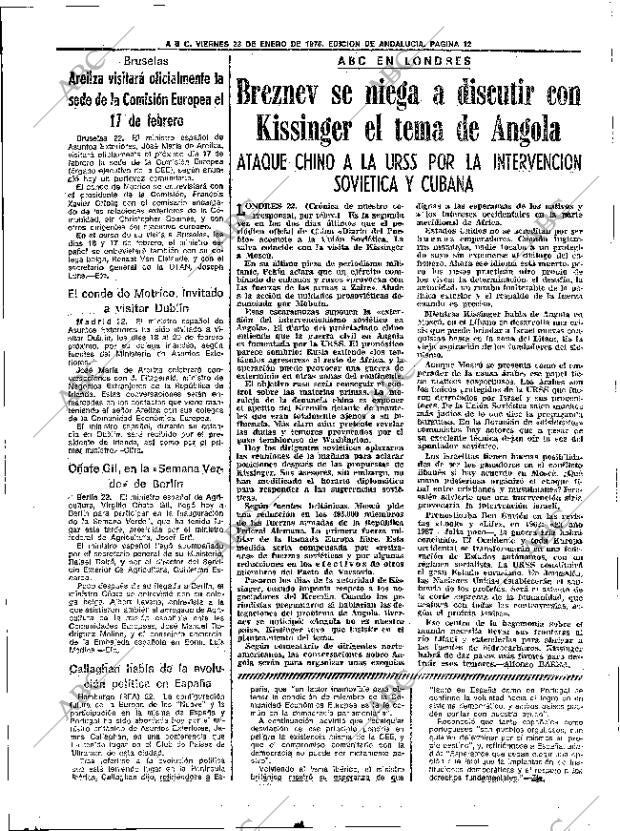 ABC SEVILLA 23-01-1976 página 26