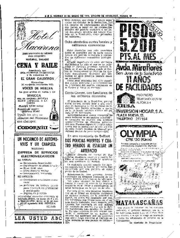 ABC SEVILLA 23-01-1976 página 28