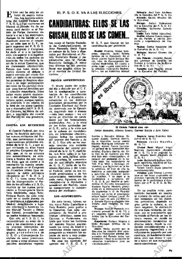 BLANCO Y NEGRO MADRID 06-04-1977 página 25