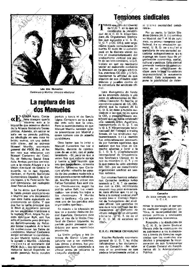 BLANCO Y NEGRO MADRID 06-04-1977 página 28