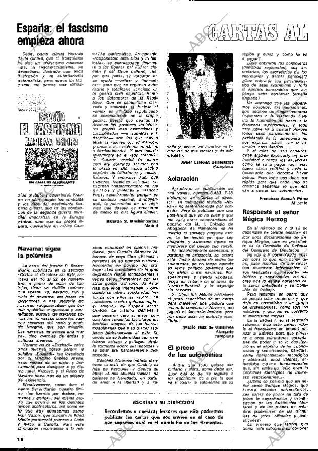 BLANCO Y NEGRO MADRID 21-12-1977 página 16