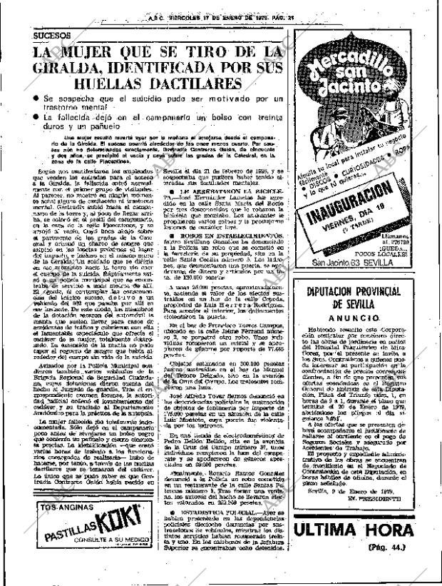 ABC SEVILLA 17-01-1979 página 27