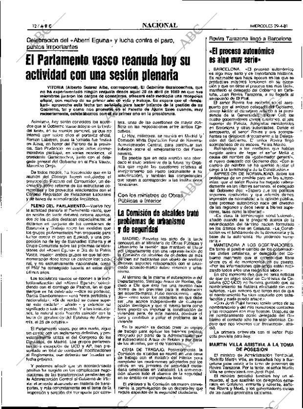 ABC MADRID 29-04-1981 página 20