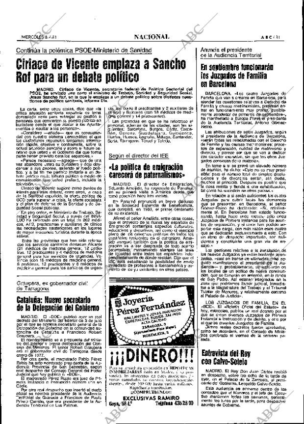 ABC MADRID 08-07-1981 página 23