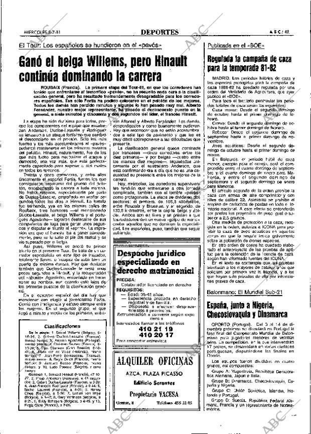 ABC MADRID 08-07-1981 página 61