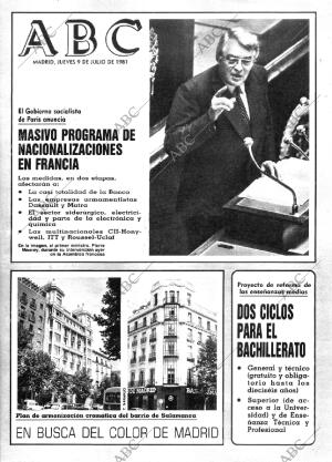 ABC MADRID 09-07-1981 página 1