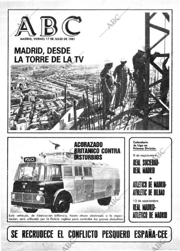 ABC MADRID 17-07-1981 página 1