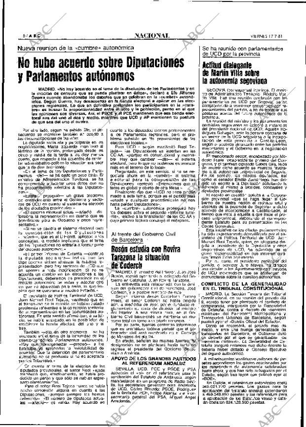 ABC MADRID 17-07-1981 página 14