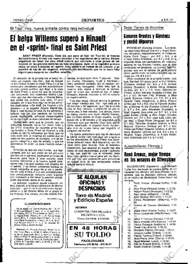 ABC MADRID 17-07-1981 página 49