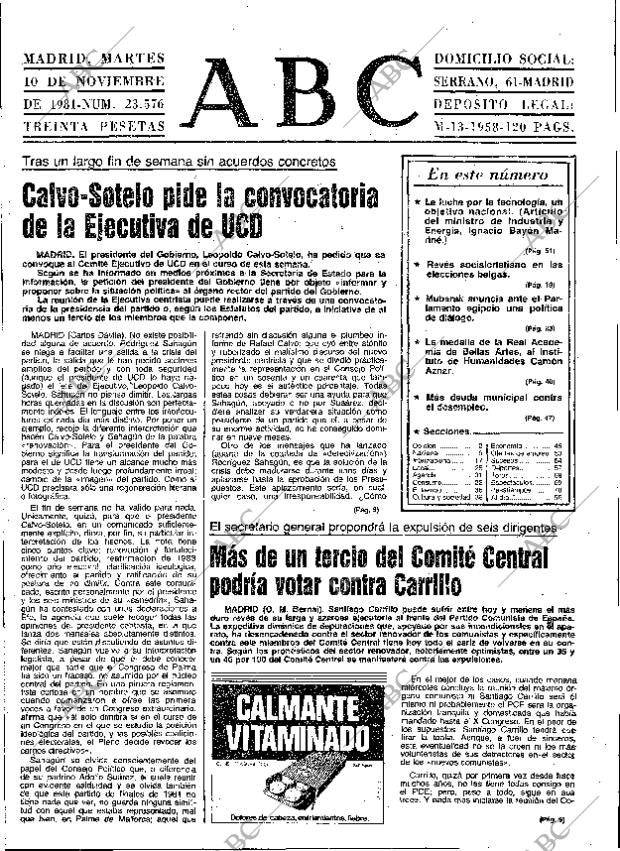 ABC MADRID 10-11-1981 página 13