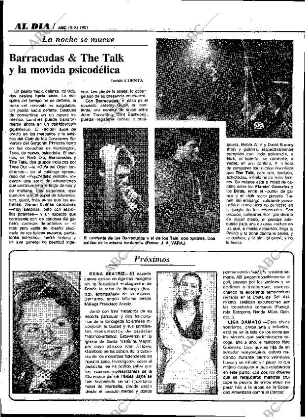 ABC MADRID 15-11-1981 página 108