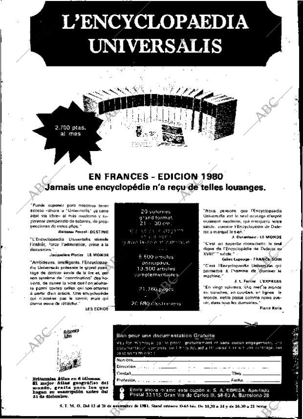 ABC MADRID 15-11-1981 página 120