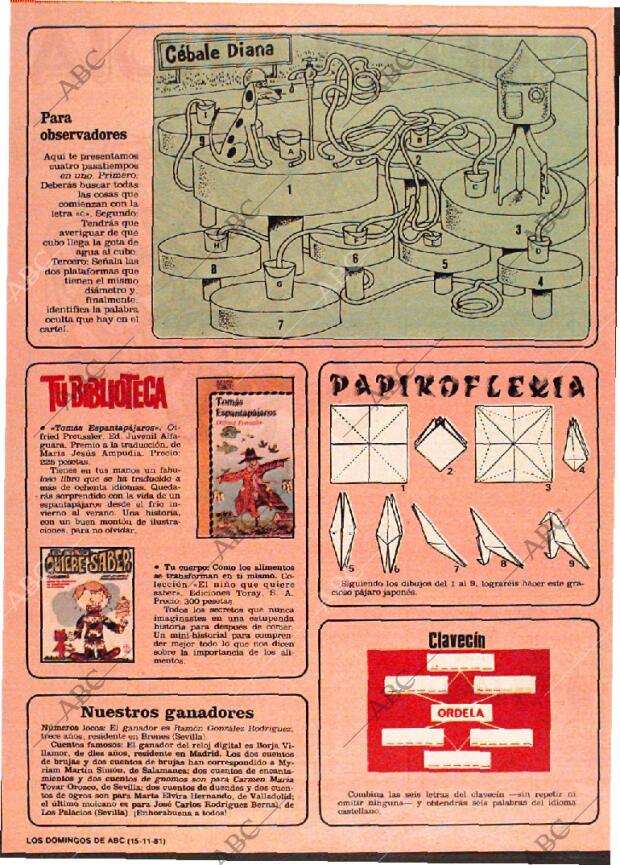 ABC MADRID 15-11-1981 página 160