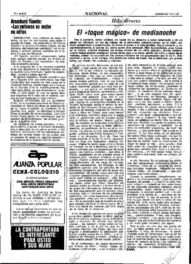 ABC MADRID 15-11-1981 página 22