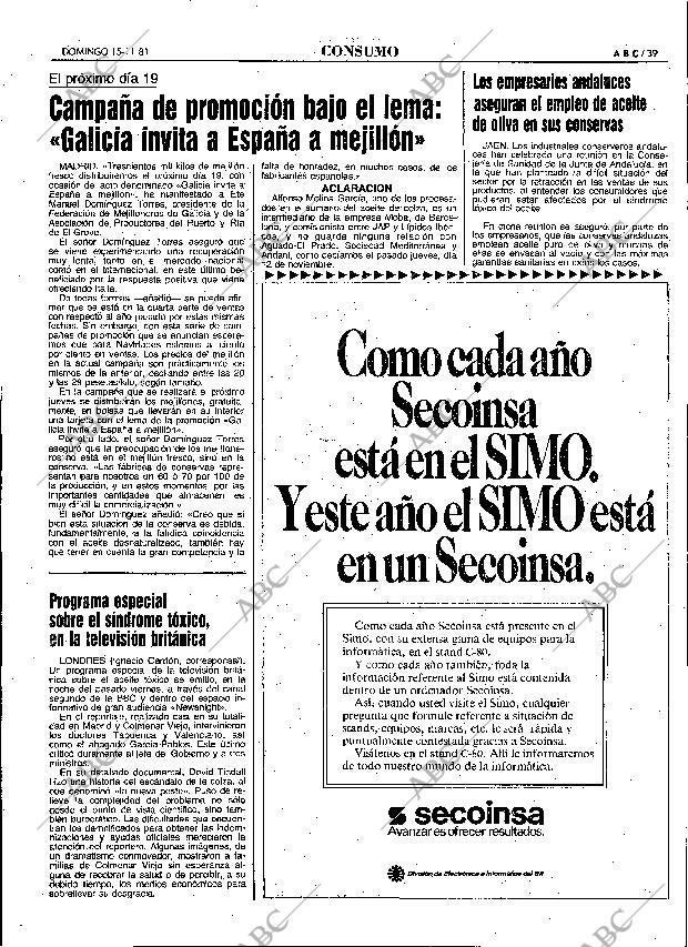 ABC MADRID 15-11-1981 página 51