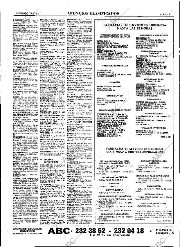 ABC MADRID 15-11-1981 página 93