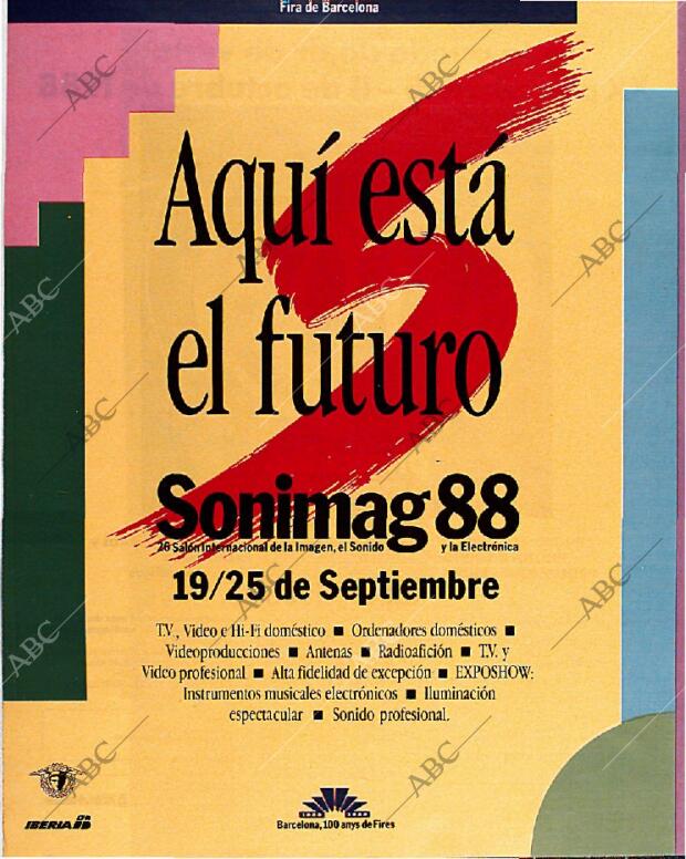 BLANCO Y NEGRO MADRID 18-09-1988 página 106