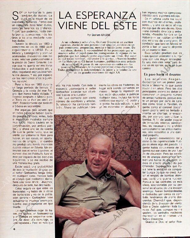 BLANCO Y NEGRO MADRID 18-09-1988 página 6