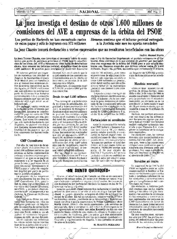 ABC SEVILLA 12-07-1996 página 21