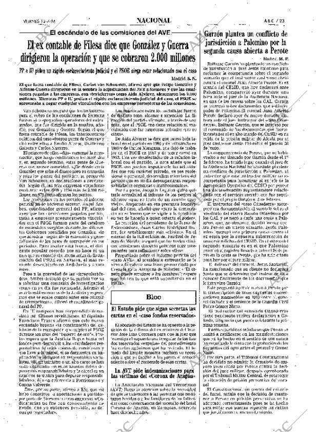ABC SEVILLA 12-07-1996 página 23