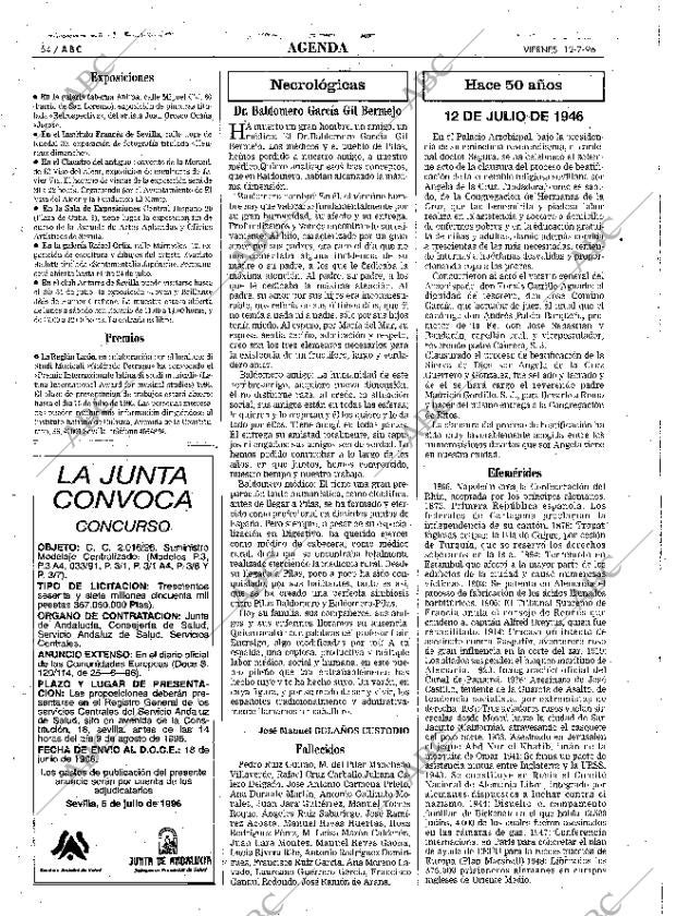 ABC SEVILLA 12-07-1996 página 54