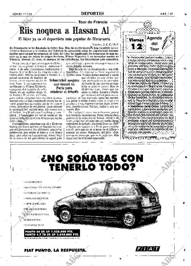 ABC SEVILLA 12-07-1996 página 69
