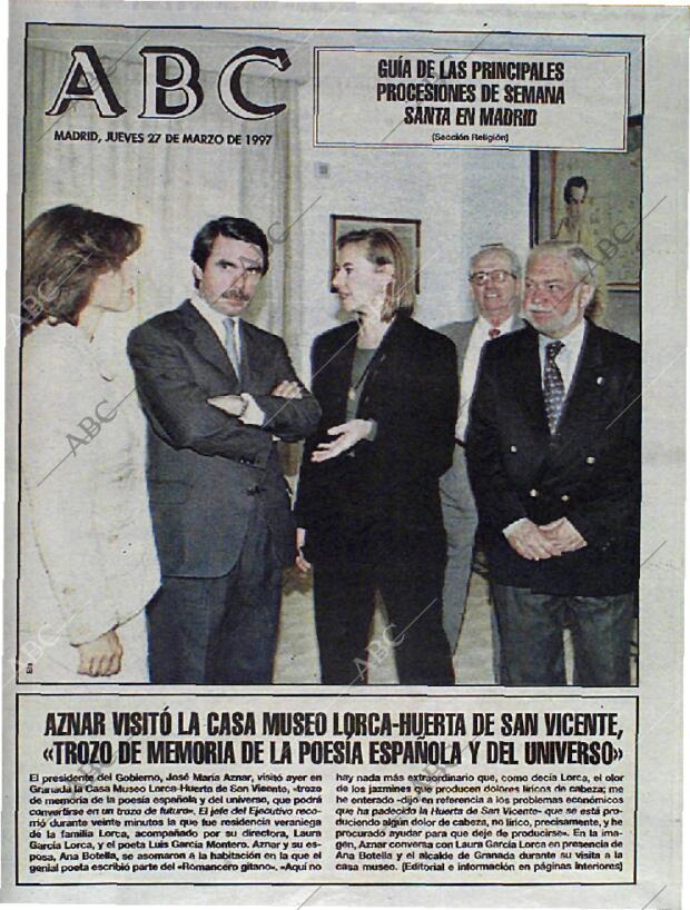 ABC MADRID 27-03-1997 página 1
