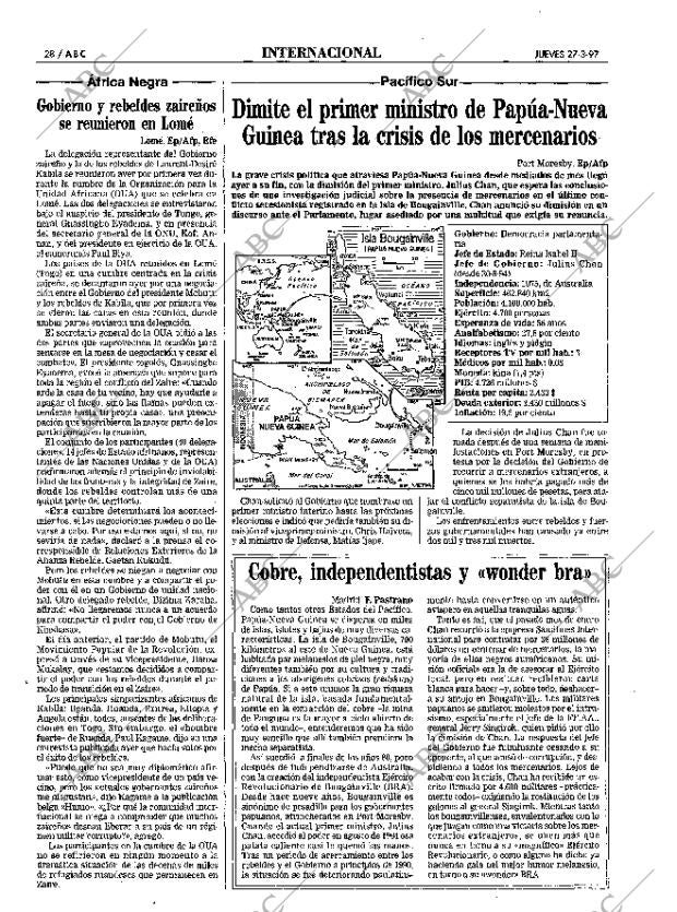 ABC MADRID 27-03-1997 página 28