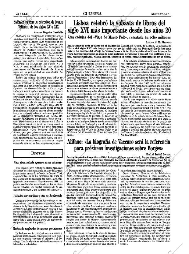 ABC MADRID 27-03-1997 página 44