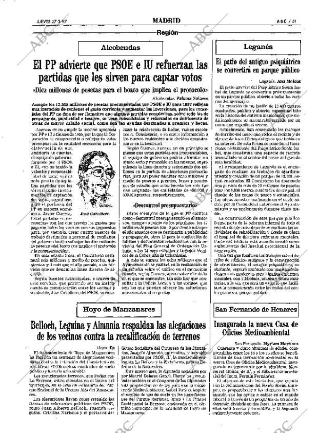 ABC MADRID 27-03-1997 página 51
