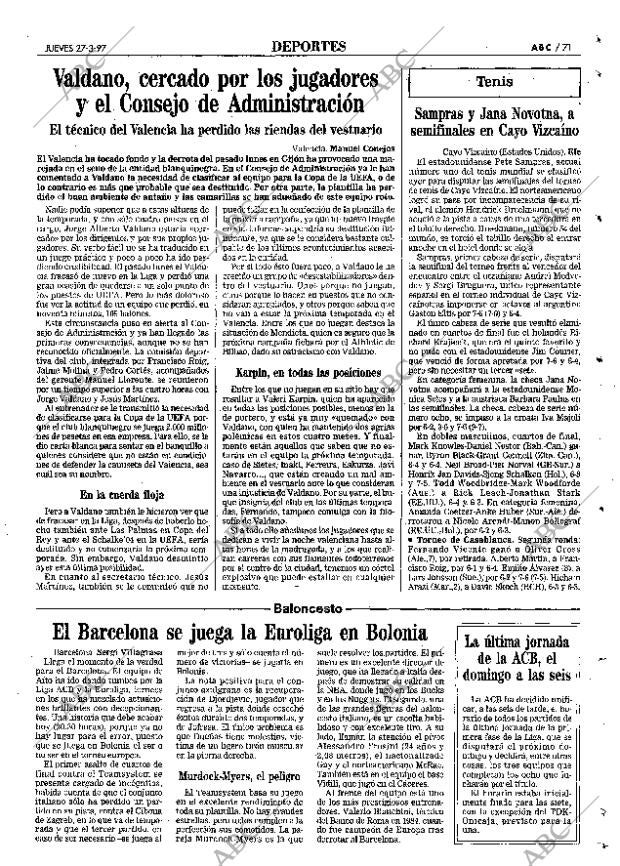 ABC MADRID 27-03-1997 página 71