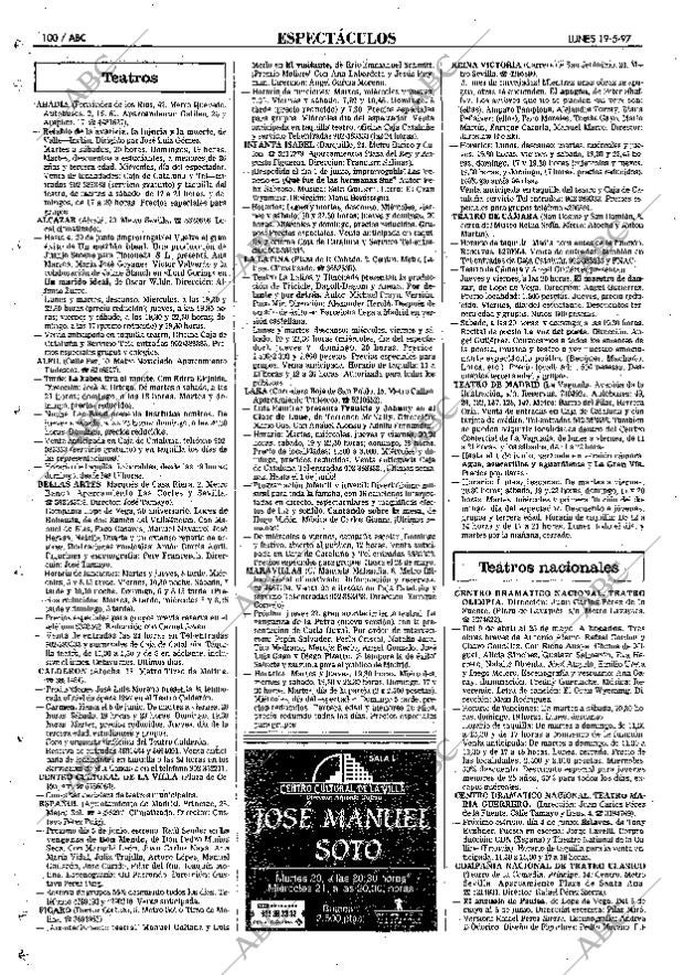 ABC MADRID 19-05-1997 página 100