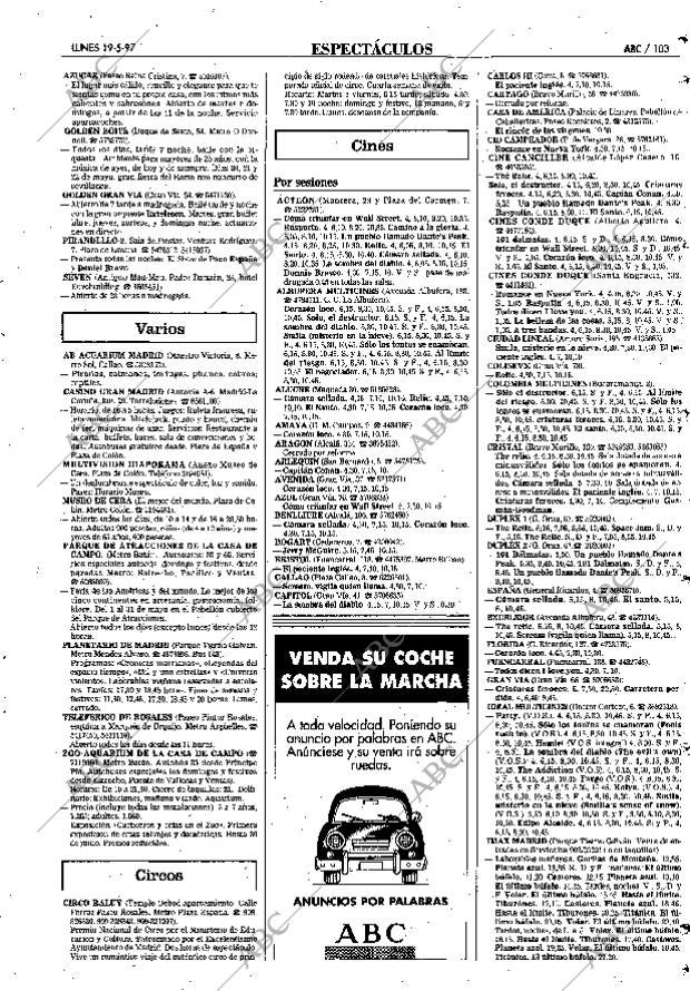 ABC MADRID 19-05-1997 página 103