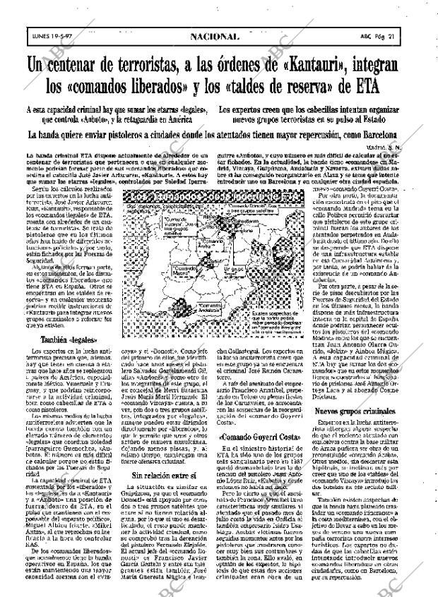 ABC MADRID 19-05-1997 página 21