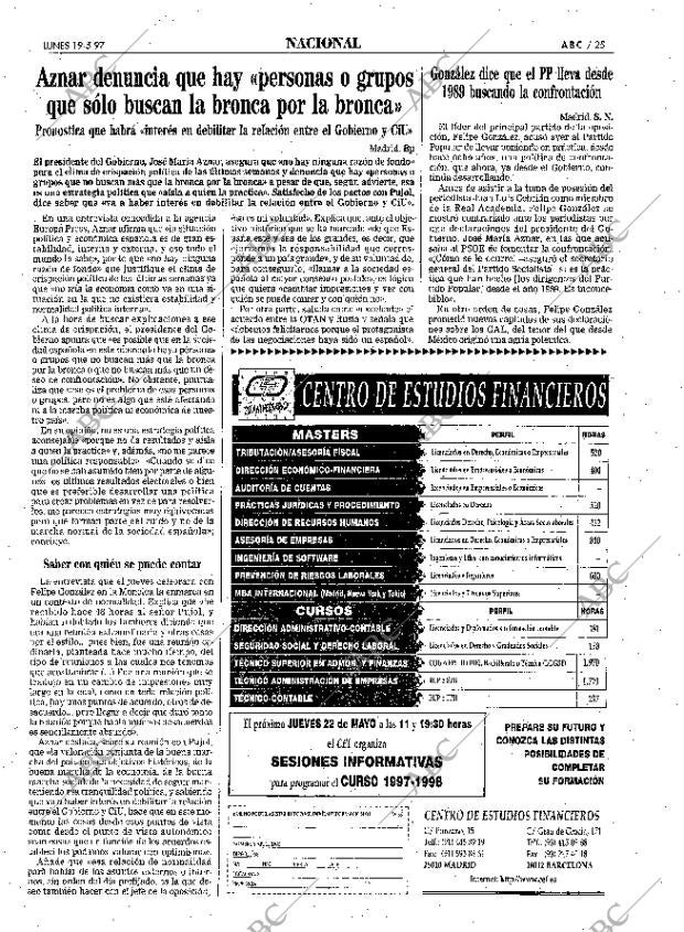 ABC MADRID 19-05-1997 página 25