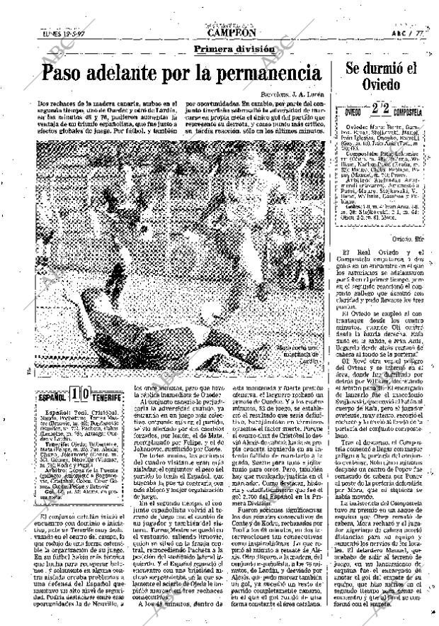 ABC MADRID 19-05-1997 página 77
