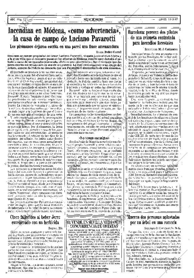ABC MADRID 19-05-1997 página 92