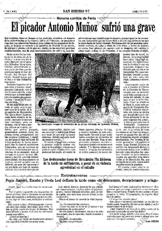 ABC MADRID 19-05-1997 página 94