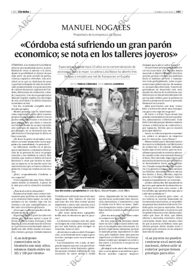 ABC CORDOBA 15-12-2002 página 38