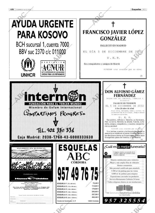 ABC CORDOBA 15-12-2002 página 63