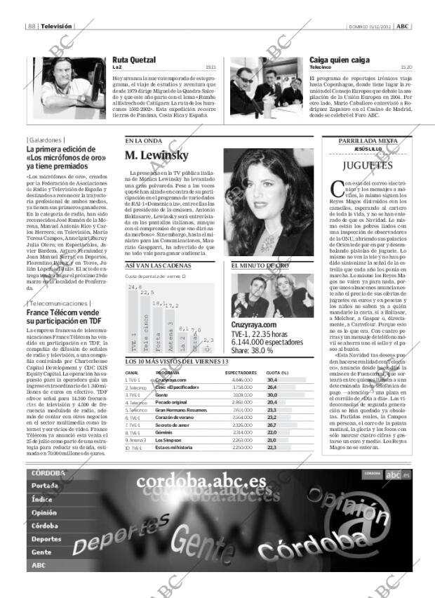 ABC CORDOBA 15-12-2002 página 88