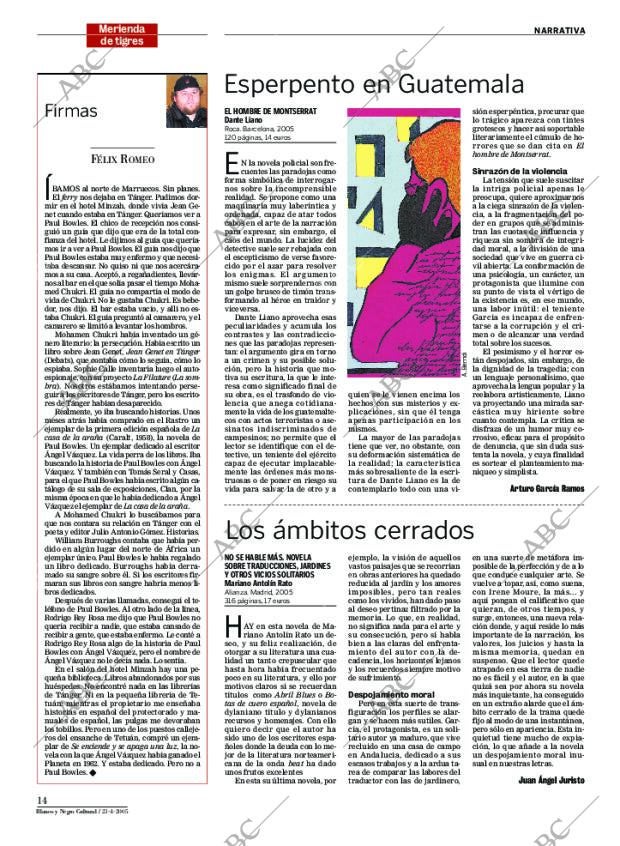 CULTURAL MADRID 23-04-2005 página 14