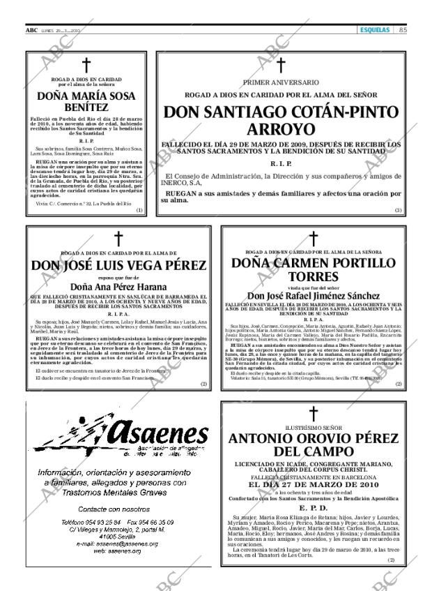 ABC SEVILLA 29-03-2010 página 85