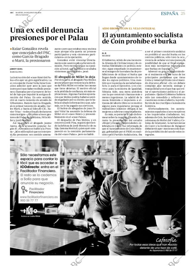 ABC MADRID 29-06-2010 página 25