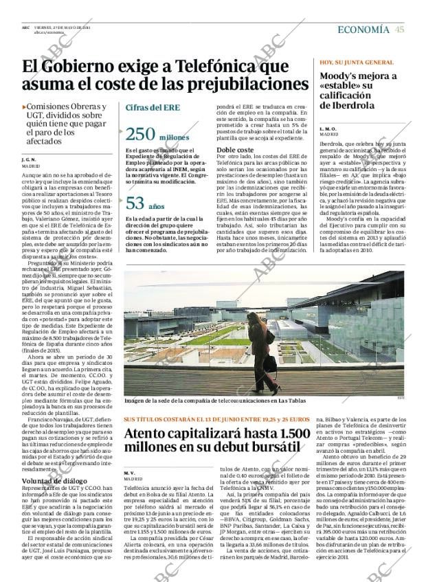 ABC MADRID 27-05-2011 página 45