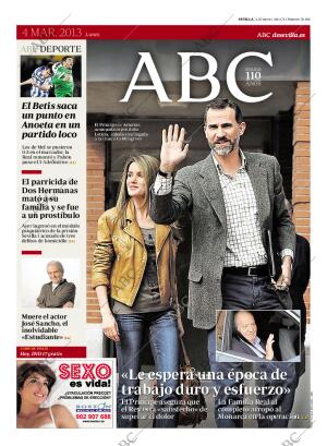 ABC SEVILLA 04-03-2013 página 1