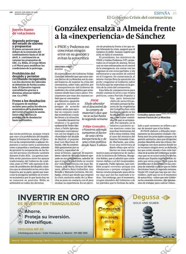 ABC SEVILLA 09-04-2020 página 45